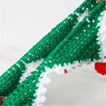 thumbnail image 4 of Pañuelos navideños para perros, diseño de cinco ramas, con diseño de animales, con diseño de animales, de punto tricot, para Navidad, regalo para perros, collar para mascotas, verde, talla L, 4 of 5