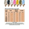 thumbnail image 2 of Innerwin Short Dress Long Sleeve Women Mini Dresses Holiday Solid Color Casual Deep Blue L, 2 of 2