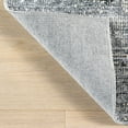 thumbnail image 4 of Sagebrush Geometric Machine Washable Area Rug, 6' x 9', Sagebrush Grey, 4 of 9