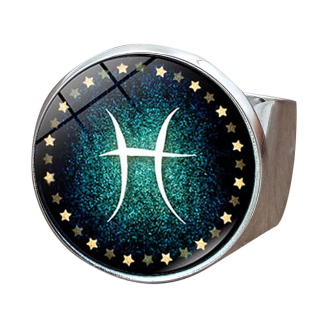 TopLLC Bagues Lumineuses Design Unique Ouverture Douze Bagues Cadeau Femme Bague