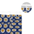 thumbnail image 5 of Yayeee Shower Curtain with Hooks 72"x72" Waterproof Fabric Bathroom Hanging Decor, Elegant Daisy Pattern, 5 of 5