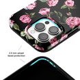 thumbnail image 5 of VELVET CAVIAR for Floral iPhone 16 Pro Max Case - Compatible with MagSafe - Cute Protective Black Case for Women - Pink Rose Flower, 5 of 7