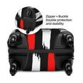 thumbnail image 4 of Bingfone Firefighters Usa Flag Black And White Flag Luggage Cover Washable Suitcase Cover Protector Anti-Scratch Suitcase Cover Fits 18-32 Inch Luggage, 4 of 9