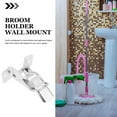 thumbnail image 3 of unbranded 10Ud Organizador De Trapeadores Y Escobas Para Montaje En Pared Color Plata, 3 of 7