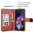 thumbnail image 3 of Tiflook Wallet Case for Motorola Moto G Stylus 5G (2024 Only), PU Leather ID Cash Credit Card Slots Holder Carrying Pouch Folio Flip Cover [Detachable Magnetic Hard Cases] Lanyard - Wine, 3 of 6