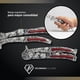 thumbnail image 5 of Navaja Mariposa Tactica Balisong Acero Inoxidable Calavera, 5 of 7