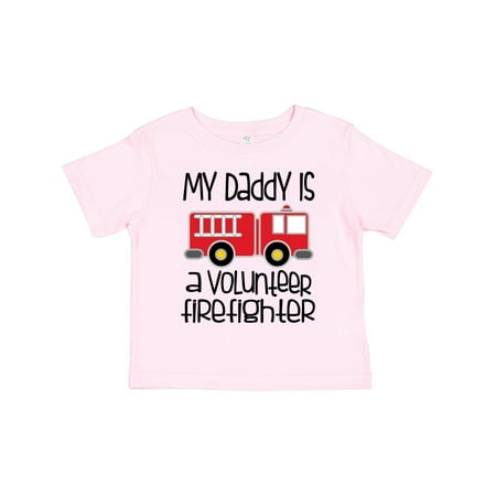 

Inktastic Volunteer Firefighter Daddy Gift Toddler Boy or Toddler Girl T-Shirt