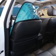 thumbnail image 5 of XYZCANDO Terry Cloth Car Seat Covers Easy to Clean, Compatible with Van Automotive, Car Seat Towel Cover Fit for Cars Sedans(Turtle Pattern Design 1 Pack), 5 of 7