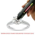 thumbnail image 7 of 1 4/9 ct. t.w Center 7MM Round Cut Lab Created Moissanite Diamond Solitaire Engagement Ring For Women In 14K Solid White Gold (G-H Color, VVS1 Clarity, 1.45 Cttw)-4.5, 7 of 7