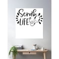 thumbnail image 2 of Scrub Life Healthcare Worker Apparel Poster Wall Art, Modern Wall Decor, 16x24 UNFRAMED, 2 of 3