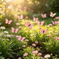 thumbnail image 5 of OCCOA Artificial Butterfly Garden Stakes Realistic Plastic Butterflies, Waterproof Outdoor Yard Decor for Flower Pots Planters, Patio Lawn Garden Decoration, Pink, 5 of 6