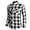 A, variant on Mens T Shirts Fashion Striped Linen Buckle Lapel Long Sleeve Business Casual Clothes for Men,H,L