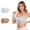 A1_Khaki, variant on Women's 2Pack Strapless Bandeau Bralette Summer Strapless Padded Wireless Supportive Seamless Tube Top Bra Anti-Slip Plus Size Seamless Wireless Padded Bra Stretch Sleep Tube Top Black Xs