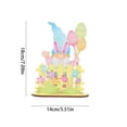 thumbnail image 2 of Easter Tabletop Decorations, Wooden Easter Decor Rabbit Ornaments for Home Party, Spring Tiered Tray Decor for Living Room Bedroom Study Office Decoration, 2 of 6