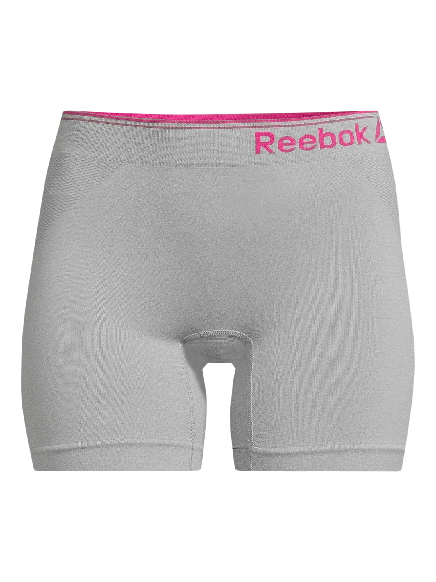 Reebok Women's Seamless Long Leg Boyshort Underwear, 3-Pack, Sizes XS-3XL