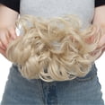 thumbnail image 3 of Mode Désordonné Extensions de Chignon Scrunchies Morceaux de Cheveux Donut Updo Queue de Cheval pour les Femmes, 3 of 6