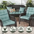 thumbnail image 6 of Greendale Home Fashions Outdoor 44'' x 22'' High Back Chair Cushion, Seaglass, 6 of 8
