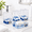 4-piece-Shell, variant on 4 Piece Liquid 4d Floating Motion Bathroom Vanity Accessory Set Garden Botanic Green Toothbrush Holder Tumbler Soap Dispenser Dis