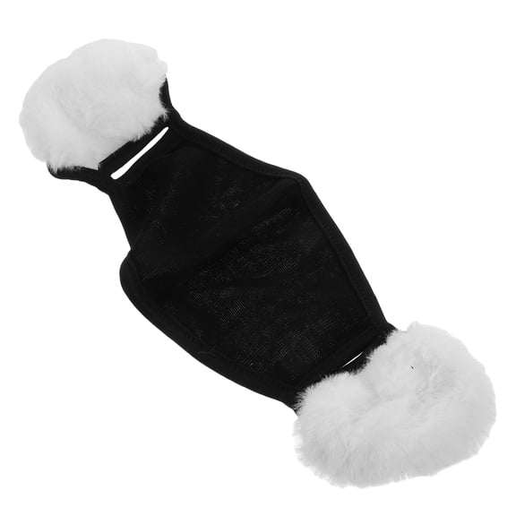 OATIPHO Ski Mask With Ears Winter Balaclava Black 1Pcs