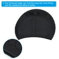 thumbnail image 4 of Uxcell Silicone Swim Caps Unisex Swimming Caps Bubble Textured Adult Swim Hats Black, 4 of 6