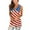 0430liRed, variant on Womens Independence Day Tank Tops Summer 4th of July Sleeveless Tops Causal Patriotic USA Flag V Neck Graphic Tee Shirts 0430liWhite S
