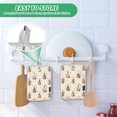 thumbnail image 6 of 2 Pack Pot Holders for Kitchen Heat Resistant Hot Pads Sets for Cooking Baking Snow Globe Pattern, 6 of 7