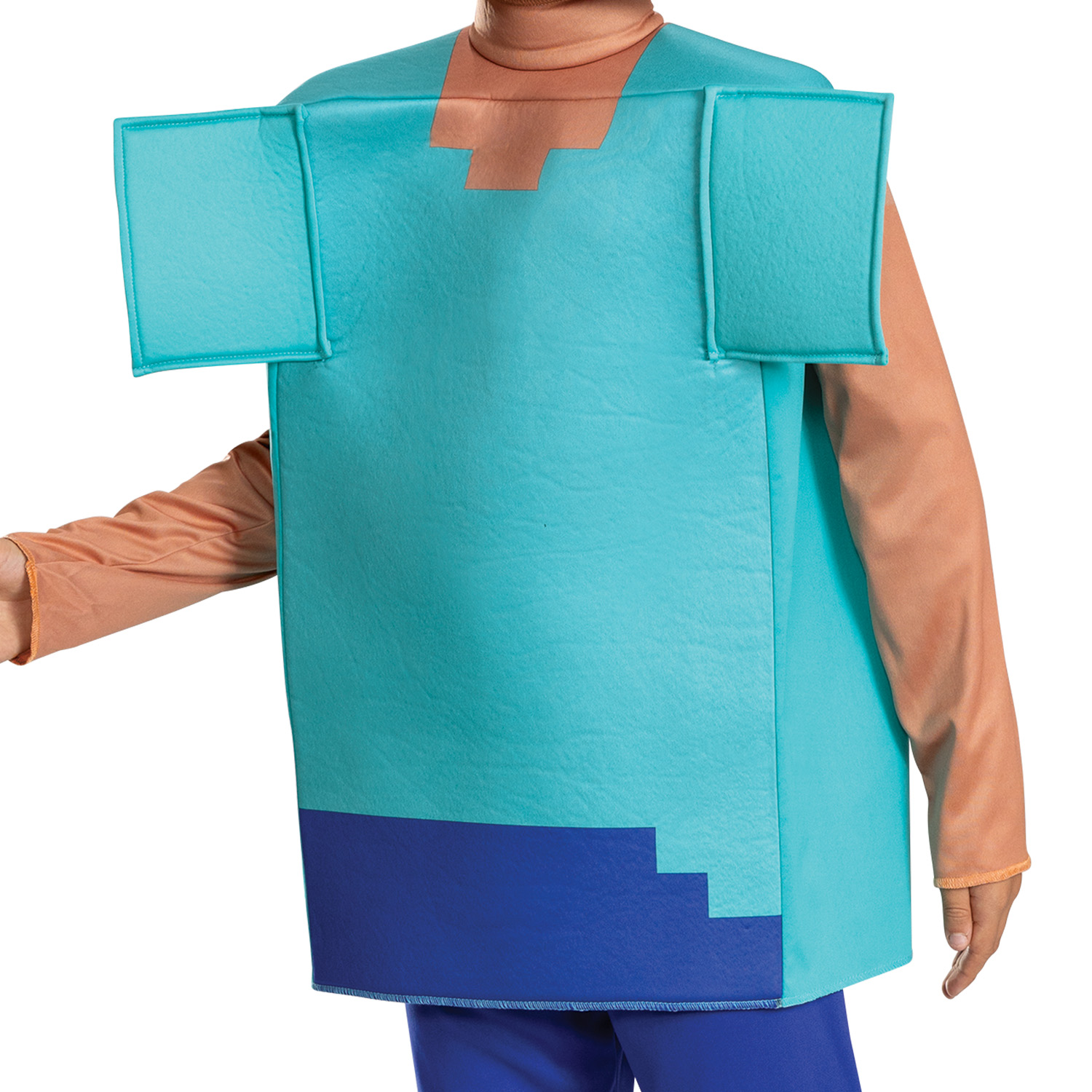 Disguise Minecraft Steve Costume For Kids - Official Pop-Out Headpiece Outfit