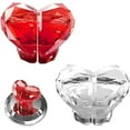 thumbnail image 1 of 2 botones de inodoro con diseño de corazón, botón pulsador de descarga de inodoro de repuesto, accesorio de botón de descarga portátil, herramienta de empuje de agua, 1 of 6