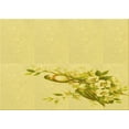 thumbnail image 1 of Ahgly Company Indoor Rectangle Patterned Bee Yellow Area Rugs, 2' x 4', 1 of 6