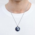 thumbnail image 5 of Peace Dove Glass Circular Pendant Necklace - Stylish Necklace for Women, 5 of 5