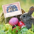 thumbnail image 5 of Rabbit Adoption Certificate 30pk 5x7 Easter Bunny Save New Pet Animal Adopt Milestone Award Basket Stuffed Animal Care Gift Date and Signature, 5 of 5