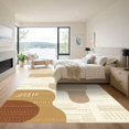 thumbnail image 3 of ODIKA 4'x6' Machine Washable Non-Slip Area Rug, Abstract Beige High Traffic Rug, Beige, 1047900, 3 of 7