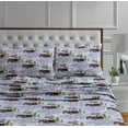 thumbnail image 1 of Juego de sábanas Tribeca Living de franela 100% algodón Cal King Size, 1 of 1