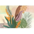 thumbnail image 2 of Jensen, Asia 32x23 Gold Ornate Wood Framed with Double Matting Museum Art Print Titled - Lush Forest I, 2 of 4