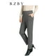 thumbnail image 2 of Pantalones Cargo gruesos a cuadros para mujer, Pantalones elásticos de cintura alta, moda coreana, elegantes, invierno, RZBY2235, 2 of 3