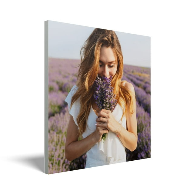 MIXPIX Custom Photo Mix Tiles, 8x8 inch Personalized Wall Prints Canvas Alternative Light Foam Decor Tiles for Living Space Photo Collage