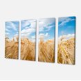 thumbnail image 2 of Barley Field sous Ciel Bleu - Impression sur Toile Paysage, 2 of 3