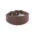 thumbnail image 1 of Collar ancho acolchado para perros, collares de piel auténtica para cachorros, accesorios cómodos para perros de compañía, 2 uds., 1 of 5