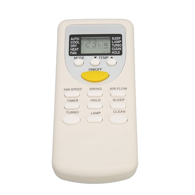 Air Conditioner Remote Control, Wear Resistant Easy Access Buttons Portable ABS Replacement AC Remote Control Universal for ZH JT 03 for ZH JT 01