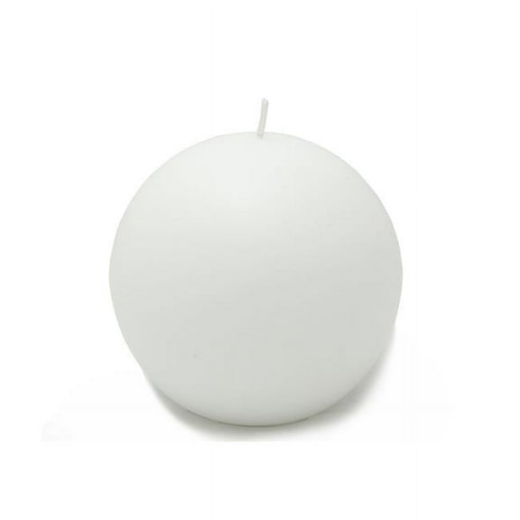 CBC-401-6 4 in. Citronella Ball Candles, White - 12 Piece