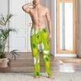 thumbnail image 6 of Lsque Green Apple Print Men's Pajama Pants, Lounge Pant - Comfortable Home Wear,Elastic Waistband, Stylish Design-Medium, 6 of 9