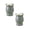 Silver*2, variant on 1 Pcs 8oz Yerba Mate Cup, Stainless Steel Double wall Travel Gourd Mug Tumbler, Heat Insulation Yerba Mate Gourd Easy to Clean
