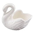 thumbnail image 3 of Candelabro multifunción con maceta de cerámica con cisne blanco creativo, 3 of 5