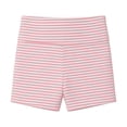 thumbnail image 6 of Ruimatai Women's Biker Shorts High Waisted Striped Stretch Soft Casual Yoga Shorts for Workout Daily Wear Loungewear, 6 of 6