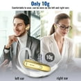 thumbnail image 3 of New Bee Bluetooth Earpiece,Wireless Handsfree in-Ear with Microphone, 20 Hrs Talking Time 180 Days Standby Time Bluetooth V5.0 Headset for iPhone/Android/Business/Trucker/Driver,Gold, 3 of 10