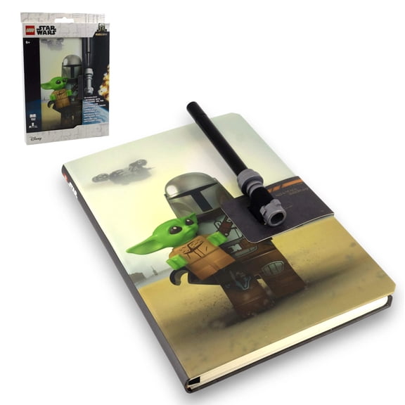LEGO Star Wars the Mandalorian Notebook & Darksaber Gel Pen