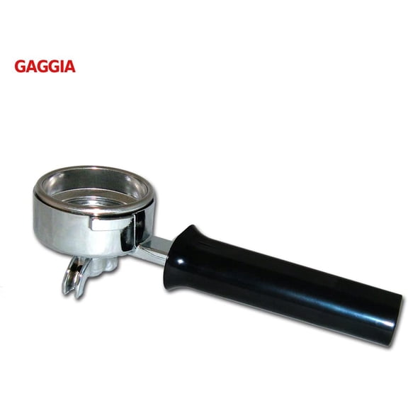 Genuine Gaggia 8332018000 Portafilter Handle with 2 Cup Filter Basket