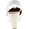 thumbnail image 4 of City Classified Gigi Women's Cap Toe Espadrille Wedge Sandal, 4 of 7
