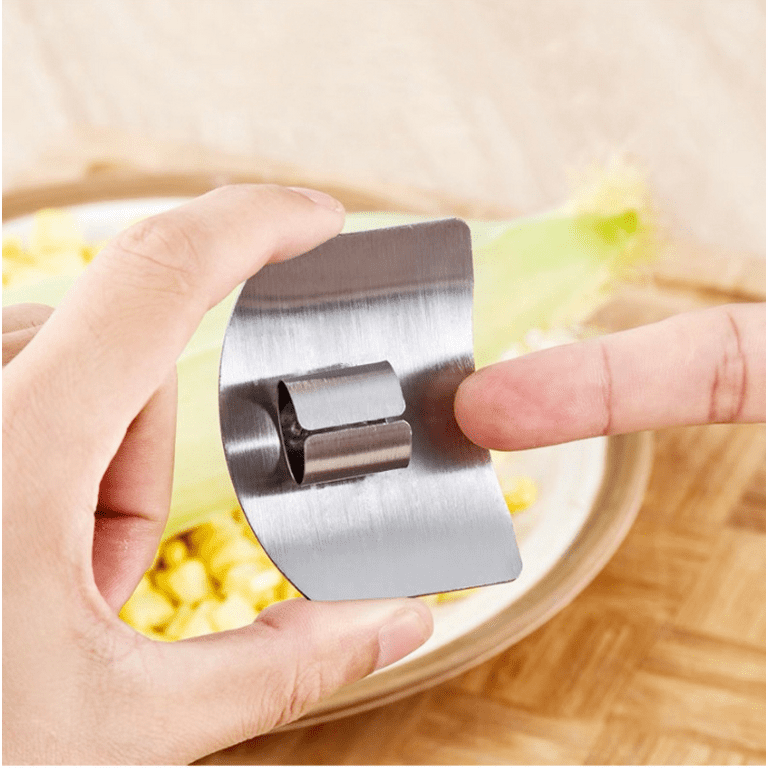 2Pack Finger Guards For Safe To Slice Vegetables Fruit Stainless