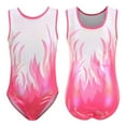 thumbnail image 2 of Xmarks Gymnastics Leotards for Girls Toddlers Kids Sparkle Sequins Top Dancewear Pink 5-12Y, 2 of 12